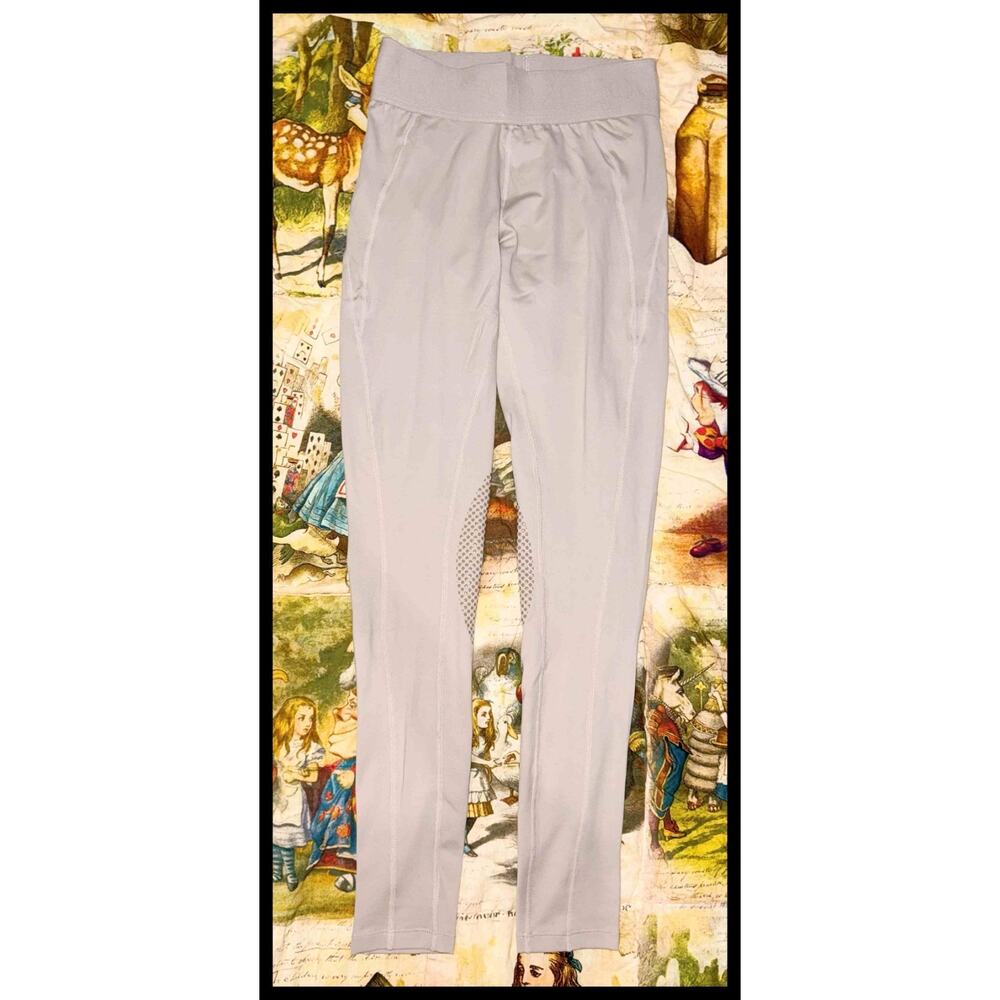 Horze Madison Silicone Knee Patch Riding Tights Breeches US 24 EU 36 Tan NWT - Picture 3 of 12
